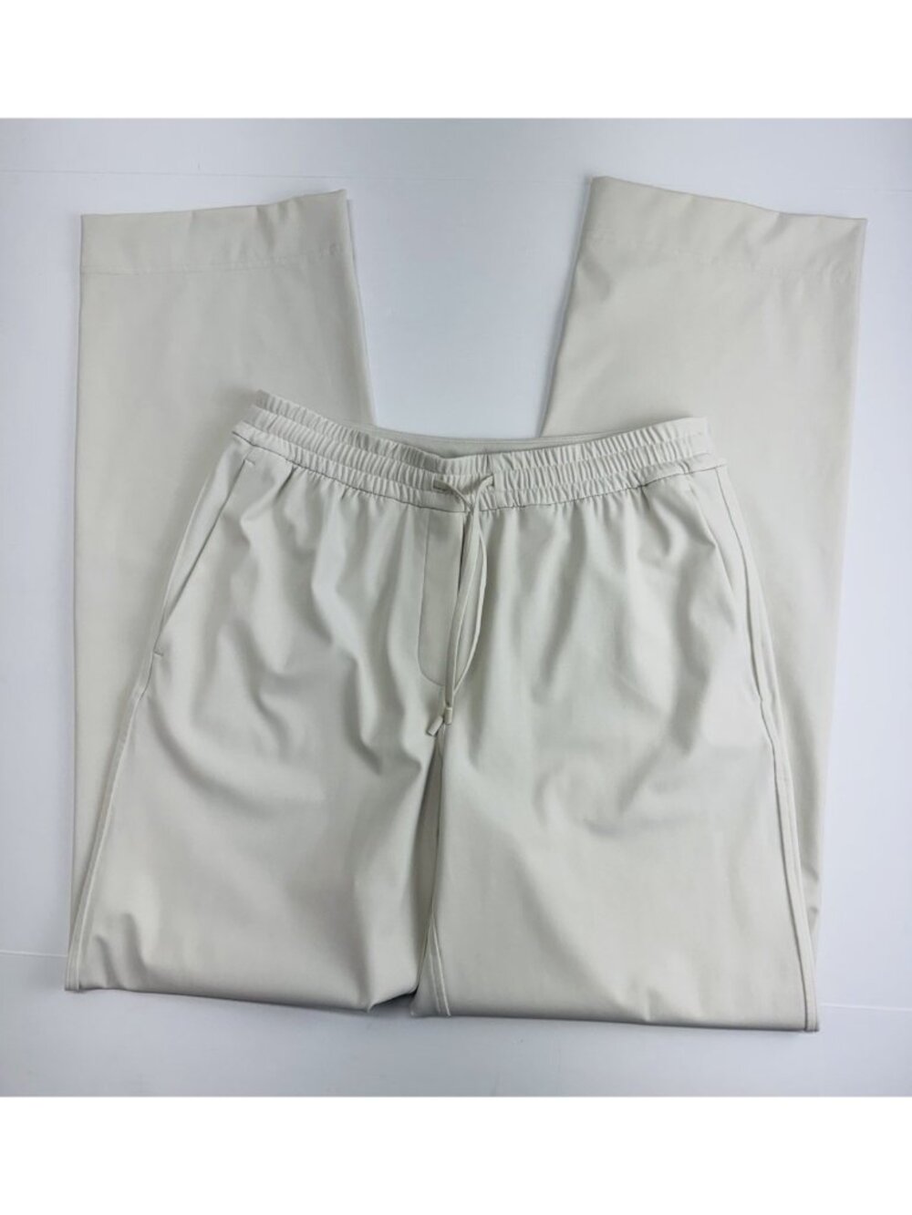 Lululemon Womens Luxtreme Pants Bone Straight Leg Mid Rise Pull On Trouser Small - Picture 4 of 11